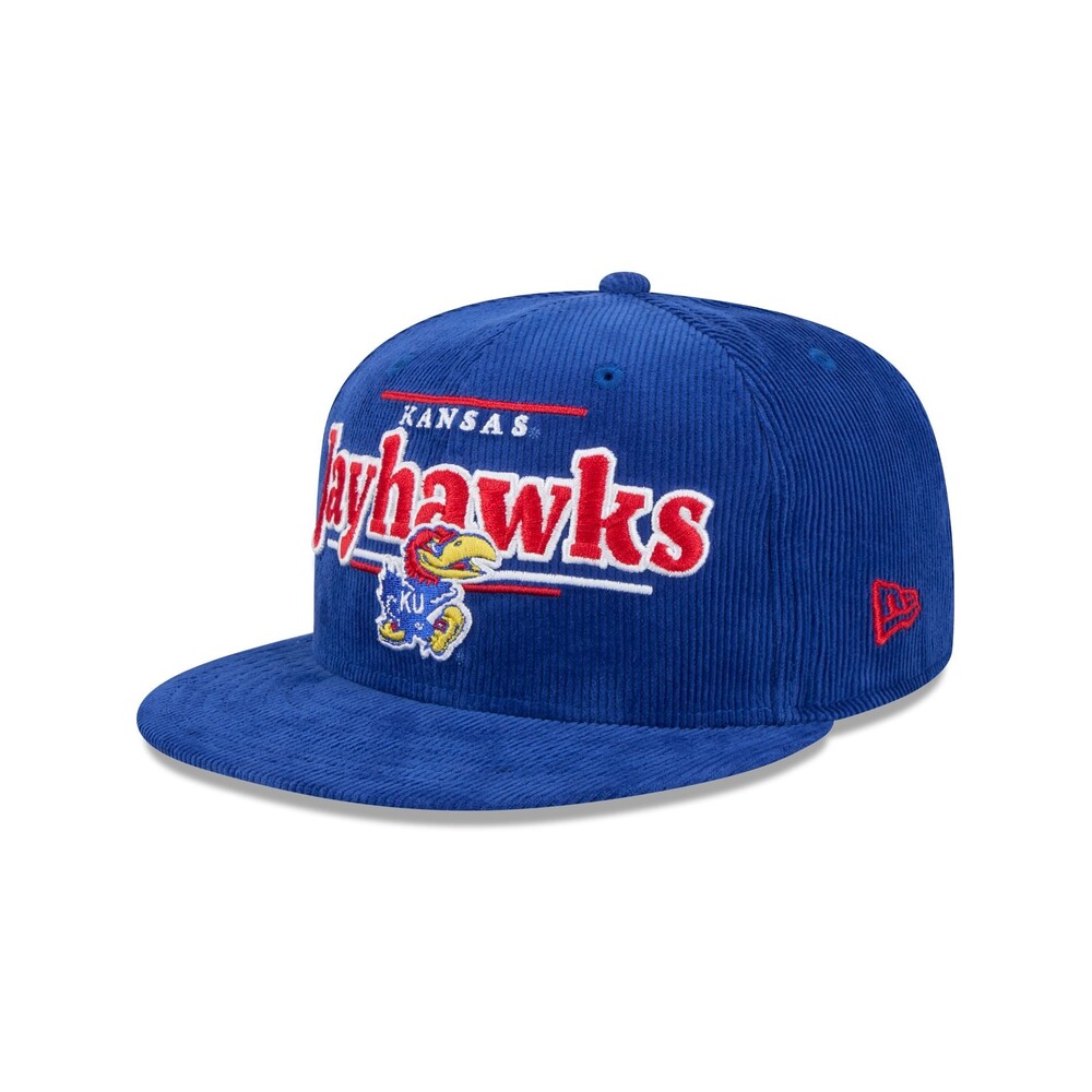 Kansas Jayhawks College Vault Throwback Display 9FIFTY Snapback Hat - One Size